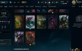 conta de lol 11 anos muita skin