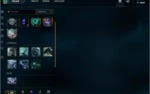 Conta Ouro 1 99 Skins e 99 Campeões