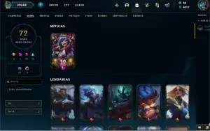 vendo conta lol