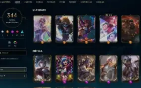 Conta lol Full champs, 350 skins! Level 673