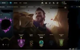 Conta mestre, 122 skins, 132 champs