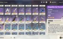CONTA GENSHIN IMPACT 8 5 ESTRELAS