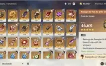 CONTA GENSHIN IMPACT 8 5 ESTRELAS