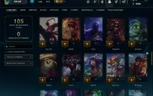 Esmeralda 3 com 70 Champs e 8 Skins