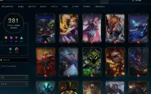 Conta Lol Rara Full Acesso - Lvl 699 - 281 Skins E Chromas!!