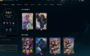 Conta Lol Rara Full Acesso - Lvl 699 - 281 Skins E Chromas!!