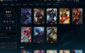 Conta Lol Rara Full Acesso - Lvl 699 - 281 Skins E Chromas!!
