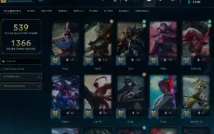 Conta Lol Rara Full Acesso - Lvl 699 - 281 Skins E Chromas!!