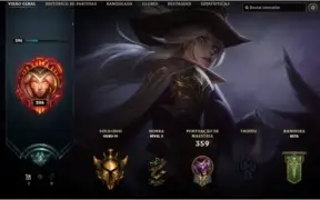 Conta gold com Pax Sivir e Varios