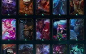 Conta gold com Pax Sivir e Varios
