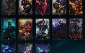 Conta gold com Pax Sivir e Varios
