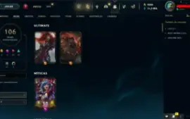 Conta LOL LVL 294 | 152 Campeões| 106 Skins | 2.5K RP| 2015