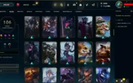 Conta LOL LVL 294 | 152 Campeões| 106 Skins | 2.5K RP| 2015