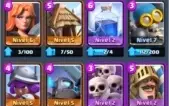 conta clash royale lvl 8 quase 9 2200 trofeus 3 lendarias
