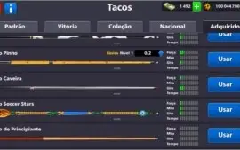 conta 8 ball pool com 1342 notas e 100 milhoes de fichas