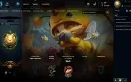 Conta League of Legends, 23 skins, 56 champs, 11k de IP
