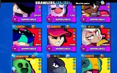 Conta Brawl Stars, 74 brawlers. Leia a descrição