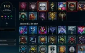 Conta League of Legends - Platina IV - Level 317 - 45 Skins