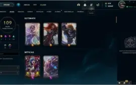 Conta Lol 109 skins, 138 champions, 30k EA, Diamante 3