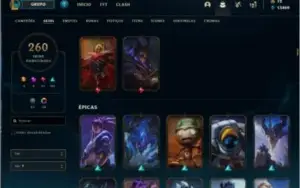 Conta Diamante 1 Legue of Legends