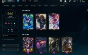 Conta Diamante 1 Legue of Legends