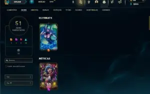 Prata 4 com 110 Champs e 51 Skins +1 Fragmento