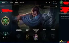 Conta no LoL 245 skins sem ELO