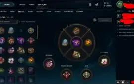 Conta no LoL 245 skins sem ELO
