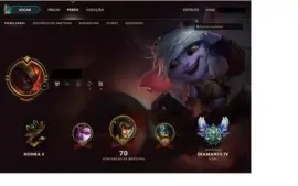 Conta lol diamante 4
