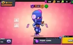 CONTA BRAWL STARS LEVEL 138 17K DE TROFEUS