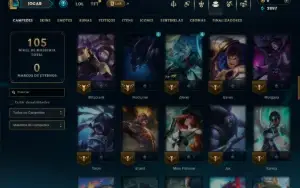 Esmeralda 1 com 75 Champs e 4 Skins