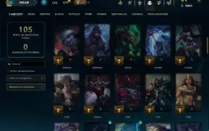Esmeralda 1 com 75 Champs e 4 Skins