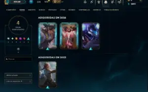 Esmeralda 1 com 75 Champs e 4 Skins