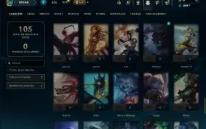 Esmeralda 1 com 75 Champs e 4 Skins