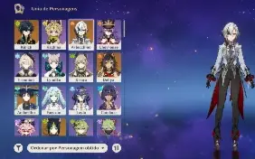 Conta Genshin Arlecchino C1+Biss, Raiden+Biss Kinichi