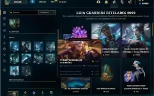 Conta ouro 1 com 22 Champs e 3 Skins + 10 Fragmentos