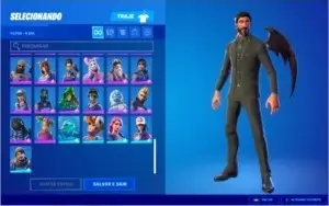 conta fornite 90 skins