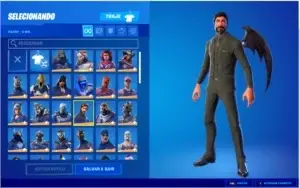 conta fornite 90 skins