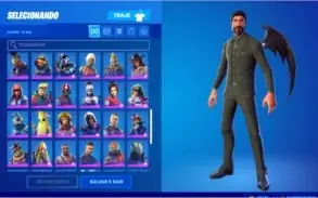 conta fornite 90 skins