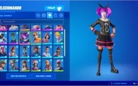 conta fortnite feita pc
