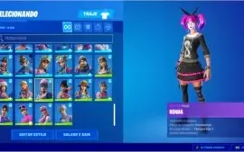 conta fortnite feita pc