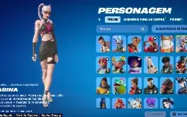 Conta Fortnite com Wildcat e outras skins de clube