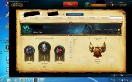Conta LoL lv 30, 104 Campeões, 64 skins, GOLD 4