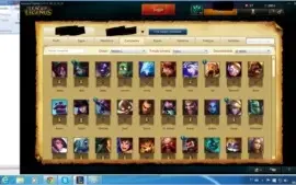 Conta LoL lv 30, 104 Campeões, 64 skins, GOLD 4