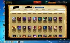 Conta LoL lv 30, 104 Campeões, 64 skins, GOLD 4