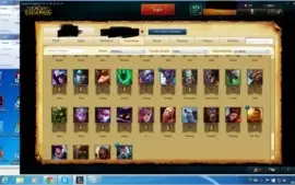 Conta LoL lv 30, 104 Campeões, 64 skins, GOLD 4