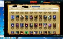 Conta LoL lv 30, 104 Campeões, 64 skins, GOLD 4