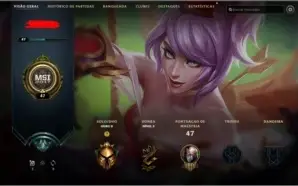 Conta acc lol league of legends gold ouro 2