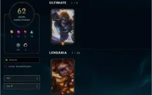 Conta Unranked League of Legends (2013) lvl 65