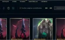 Conta Unranked League of Legends (2013) lvl 65